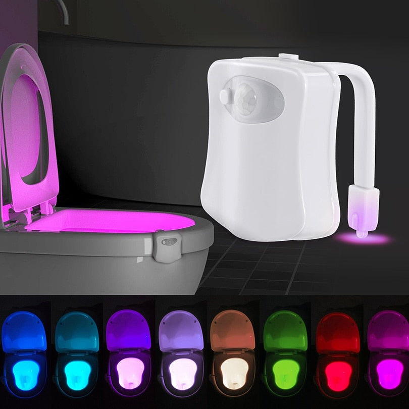 Light PIR Motion Sensor Toilet Lights LED Washroom Lamp