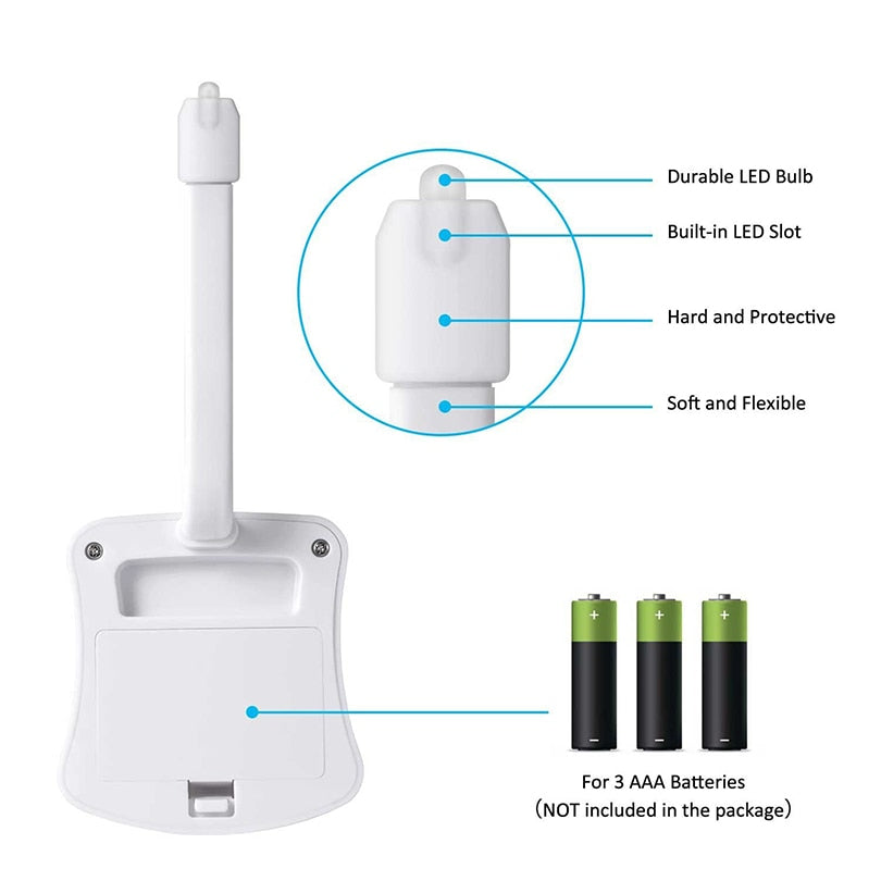 Light PIR Motion Sensor Toilet Lights LED Washroom Lamp