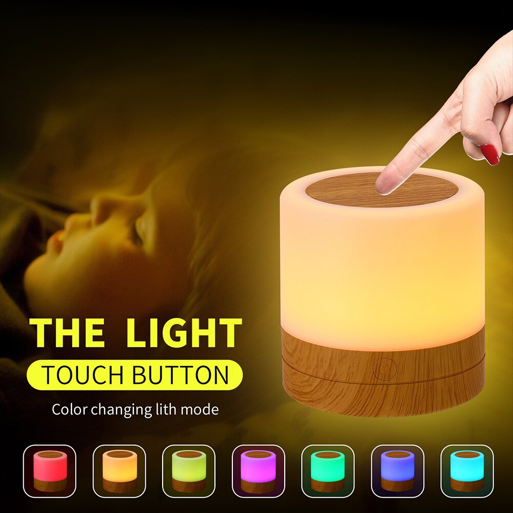 Touch Sensor Lamp Bedside Table Lamp for Kids