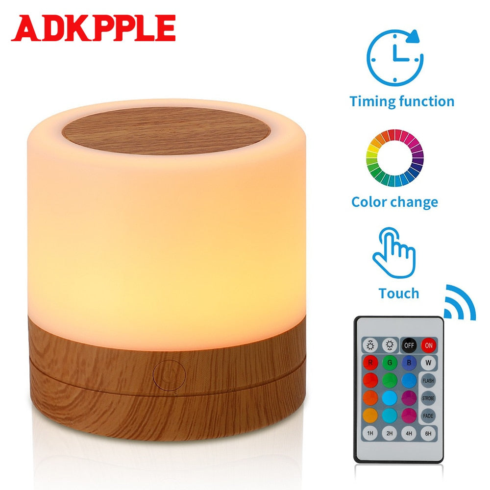 Touch Sensor Lamp Bedside Table Lamp for Kids