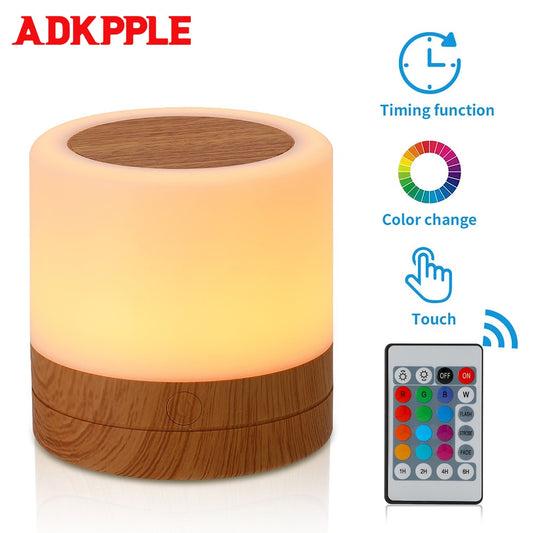 Touch Sensor Lamp Bedside Table Lamp for Kids