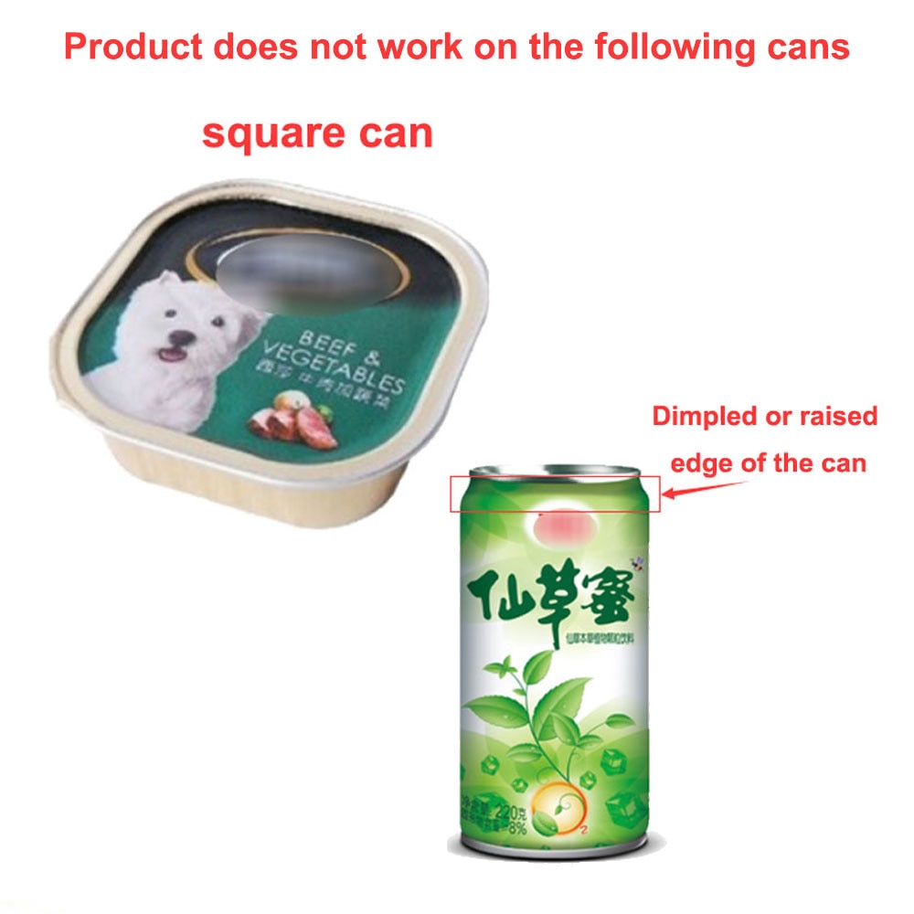 Electric Can Opener Mini One Touch Automatic Smooth Edges Jar